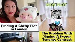 New Flat Tour, Again! Featuring My New IKEA Furnitures | Finding A Cheap Flat in London