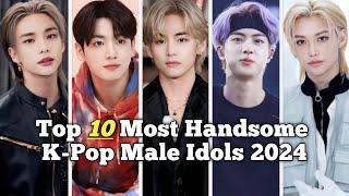 Top 10 Most Handsome K-Pop Male Idols in 2024 | Only Top10