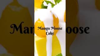 Mango mousse Cake Recipe  | Nyam Nyam #shorts #cake #cakedecoratingideas #mangocake #recipe