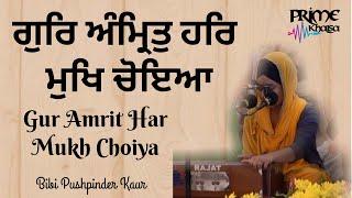 Bibi Pushpinder Kaur Ji - Gur Amrit Har Mukh Choiya - Akhand Kirtan (AKJ) - Prime Khalsa