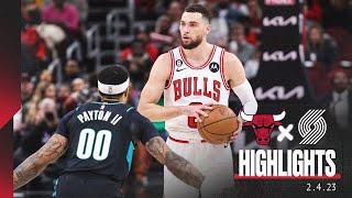 HIGHLIGHTS: Zach LaVine's 36 points leads Chicago Bulls to win over Trail Blazers