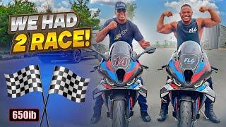 RACED FASTLANED ON MY BMW M 1000 RR | BUILT-MOTOR ZX-10R & RSV4 FACTORY SPANKED EVERYONE!