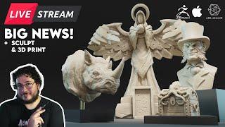 Big News! More Prizes, New Course and Sculpting 3D Moo Deng!