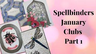 Spellbinders January 2025 Clubs part 1