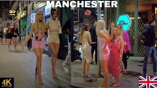 FRIDAY NIGHT MANCHESTER CITY NIGHTLIFE WALK