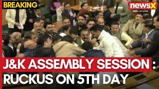 Jammu And Kashmir Assembly Session | Ruckus On 5th Day | NewsX