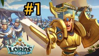 lords mobile kingdom wars Gameplay - Walkthrough Part 1