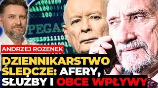 Dziennikarstwo Śledcze: Afery służby i obce wywiady – Andrzej Rozenek odkrywa