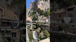 Is this the cutest town in Provence? #moustierssaintemarie #travelfrance #gorgesduverdon #provence