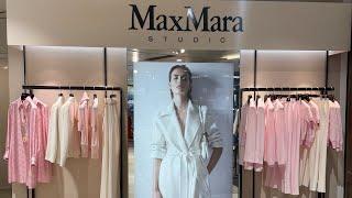 MAX MARA STUDIO SPRING COLLECTION COME SHOPPING WITH ME TO MAX MARA