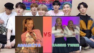 BTS REACTION Adaliatta Vs Kagiris Twins