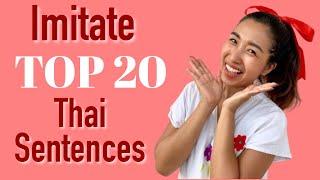 How to Pronounce TOP 20 Thai Sentences CORRECTLY!