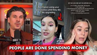 People are DONE with Spending ... No More Consumerism