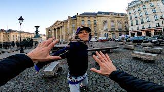 ESCAPING ANGRY GIRLFRIEND  (Epic Parkour Chase in Paris)