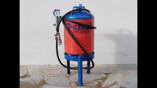 How to make a sandblaster.