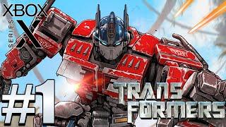 TRANSFORMERS (Xbox Series X) Gameplay Walkthrough Part 1 - Autobots Vs Decepticons [4K 60FPS]