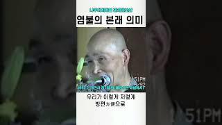 나무아미타불 관세음보살 염불의 본래 의미 #청화스님