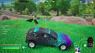 Fortnite Chapter 6 as Doctor Doom 2099 with Purple Lambo