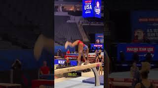 Shilese Jones training at USA Gymnastics Olympic Trials #gymnastics