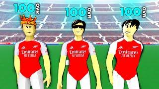 The All 100 OVERALL God Team! (Realistic Street Soccer)