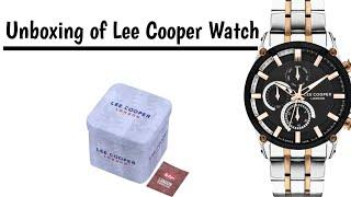 Lee Cooper watch Unboxing |