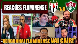 REAÇÕES DO FLUMINENSE - ATLÉTICO GO 1x0 FLUMINENSE - BRASILEIRÃO - VAMOS RIR DO FLUMINENSE NO Z4