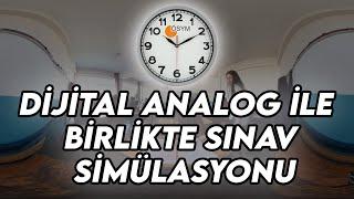 Sınav Sesleri - Analog Saat ile #YKS Sınav Simülasyonu - Kendinizi Sınavda Hissedin