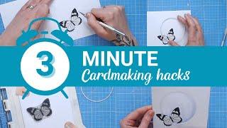 3 Minute Cardmaking Hack - Create a Unique Shaped Aperture!