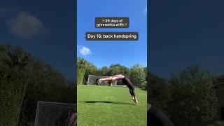 Back handspring tutorial #gymnastics #tumbling #tutorial #backhandspring #cheer