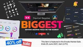 Motion Graphic Pack for Davinci Resolve | videohive