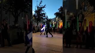 Fight on the Arbat street #saberfighting #arbat #shorts