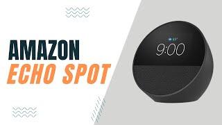 Amazon Echo Spot, an Alexa device newest model, Great for nightstands, offices and kitchens, Smart a