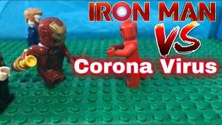 Lego Stop-Motion IRONMAN Vs CORONA VIRUS