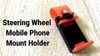 Steering Wheel Mobile Phone Mount Holder | gracieshotstuff