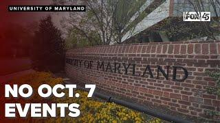 UMD bars non-university-sponsored events, including pro-Palestine rally, on October 7