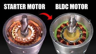 Converting a Starter Motor into a BLDC Motor