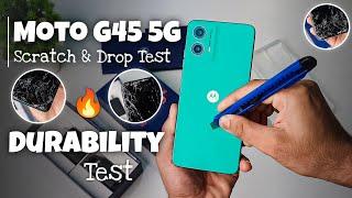 Moto G45 5G Durability Test | Scratch & Drop Test