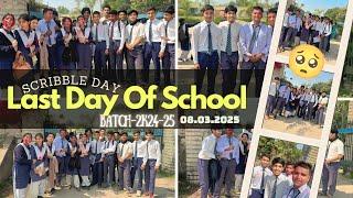 Scribble Day 2025 – Doston Ke Saath Aakhri Din || Last Day of School ||@gauravarya009 #gauravzx