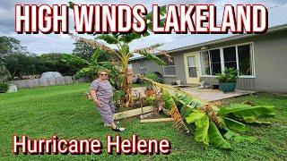 HIGH WINDS LAKELAND  HURRICANE HELENE