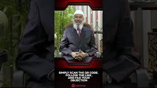 Simply Scan the QR Code, follow the link, and file your Objection - Dr Zakir Naik