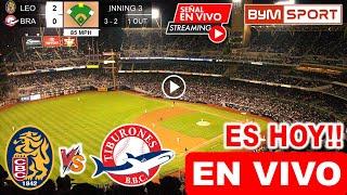 Leones del Caracas vs. Tiburones de la Guaira en vivo, donde ver, a que hora juega LVBP 2024