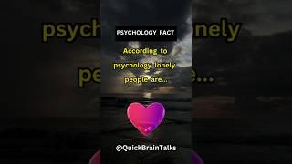 Psychology facts:  The hidden gift of loneliness: a surprising psychological fact#loneliness#shorts