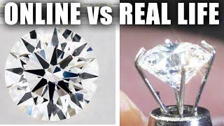 Online Diamond In Real Life! Shopping James Allen Engagement Ring Website VS Reality!