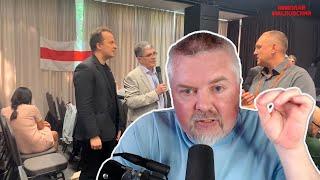 Освистали Франака Вечёрку в Варшаве за 5 часов до встречи Сергея Тихановского