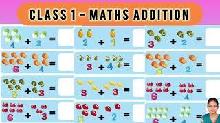 Basic Math Addition For Kids | UKG maths addition worksheet | work sheet | nursery maths worksheet|