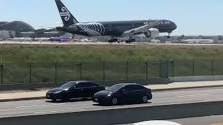 Air New Zealand All Blacks ULTRA BUTTER 777 Landing at LAX! #swiss001landing