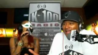 Interview w/ ONLI (blind femcee) at K-100 Radio I.M.W.