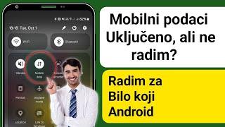 Kako popraviti da su mobilni podaci uključeni, ali internet ne radi | Popravi podatke uključene, ali