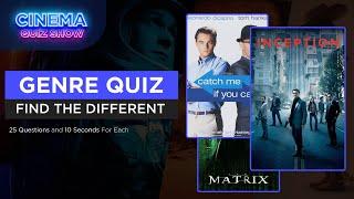 WHICH MOVIE IS DIFFERENT? GENRE QUIZ | CINEMA QUIZ SHOW 2023