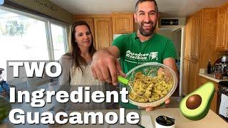 Easy TWO INGREDIENT Guacamole Salsa Recipe - How To Make A Delicious Guacamole In 2 Minutes